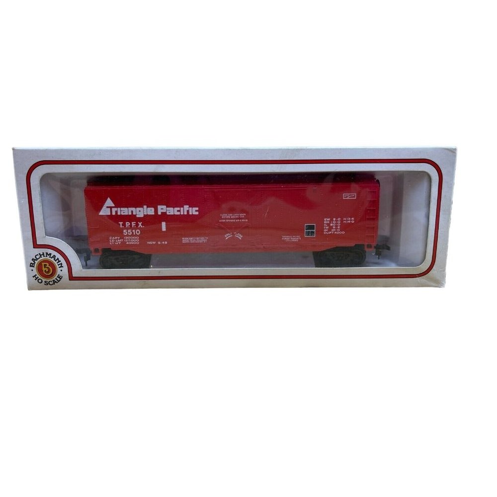 Bachmann HO Scale Triangle Pacific Train Original Box Red